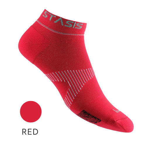 NEUROSOCKS VOXX STASIS ATHLETIC NO-SHOW (rot, S)