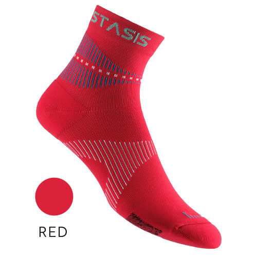 NEUROSOCKS VOXX STASIS ATHLETIC MINI-CREW (rot, S)
