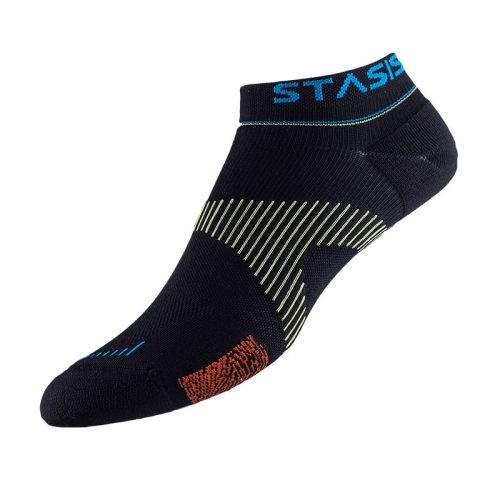 NEUROSOCKS VOXX STASIS ATHLETIC NO-SHOW (schwarz, XL)