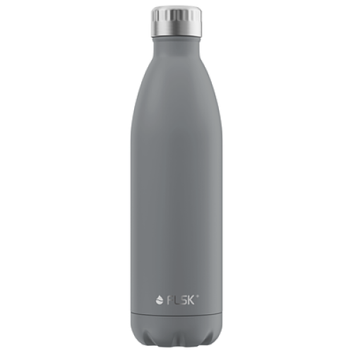 FLSK Trinkflasche aus Edelstahl, Isolierflasche,  DAS ORIGINAL, 750ml (stone)